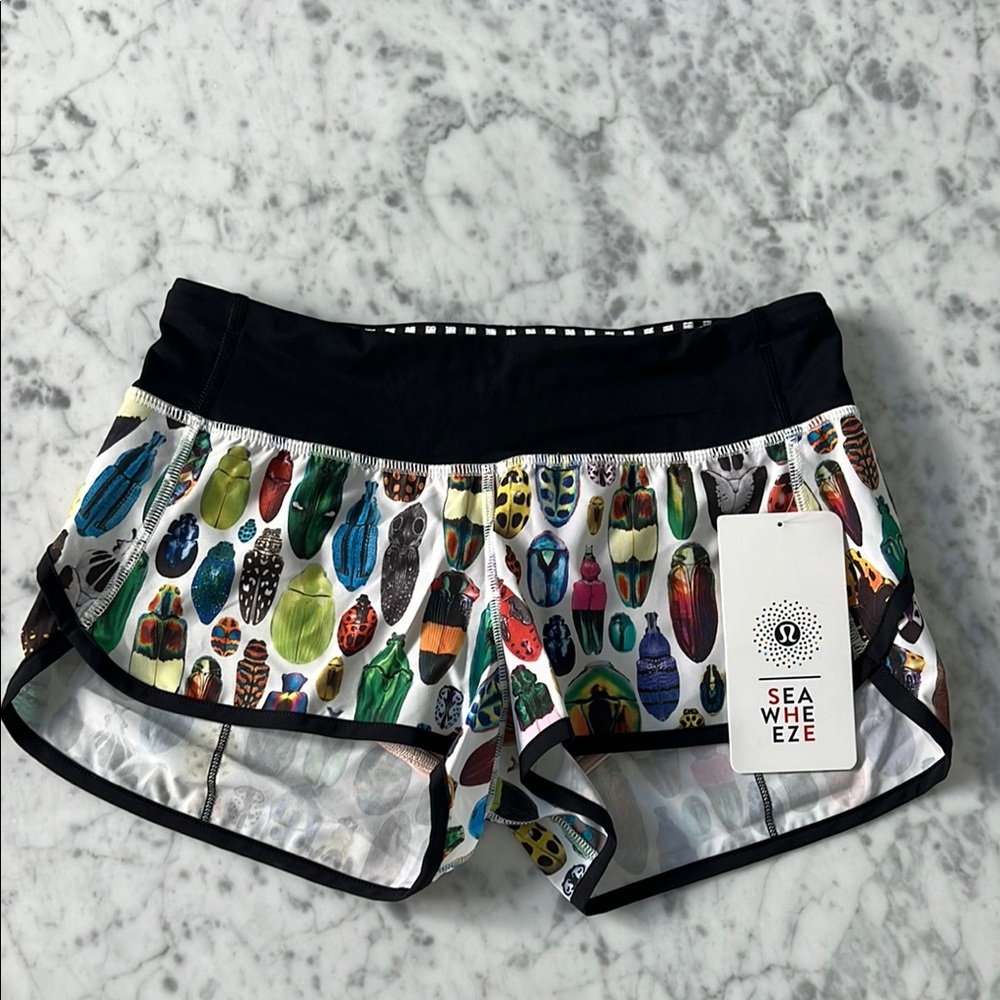 Lululemon🍋Rare Seawheeze Bugs Speed Shorts